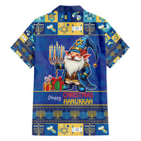 Merry Chrismukkah Hawaiian Shirt With Gnome Christmas Hanukkah - Wonder Print Shop