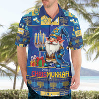 Merry Chrismukkah Hawaiian Shirt With Gnome Christmas Hanukkah - Wonder Print Shop