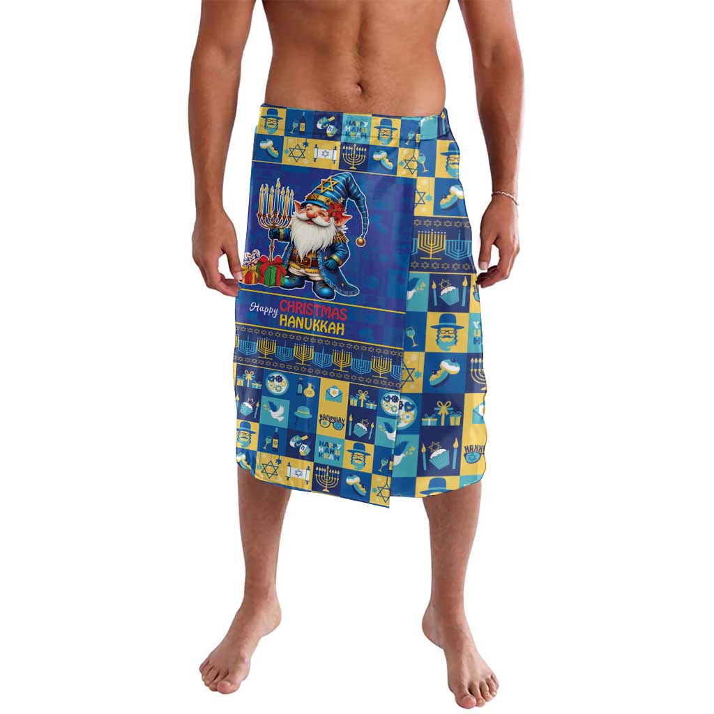 Merry Chrismukkah Lavalava With Gnome Christmas Hanukkah - Wonder Print Shop