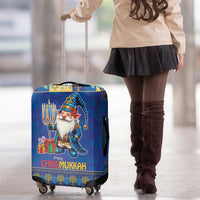 Merry Chrismukkah Luggage Cover With Gnome Christmas Hanukkah - Wonder Print Shop