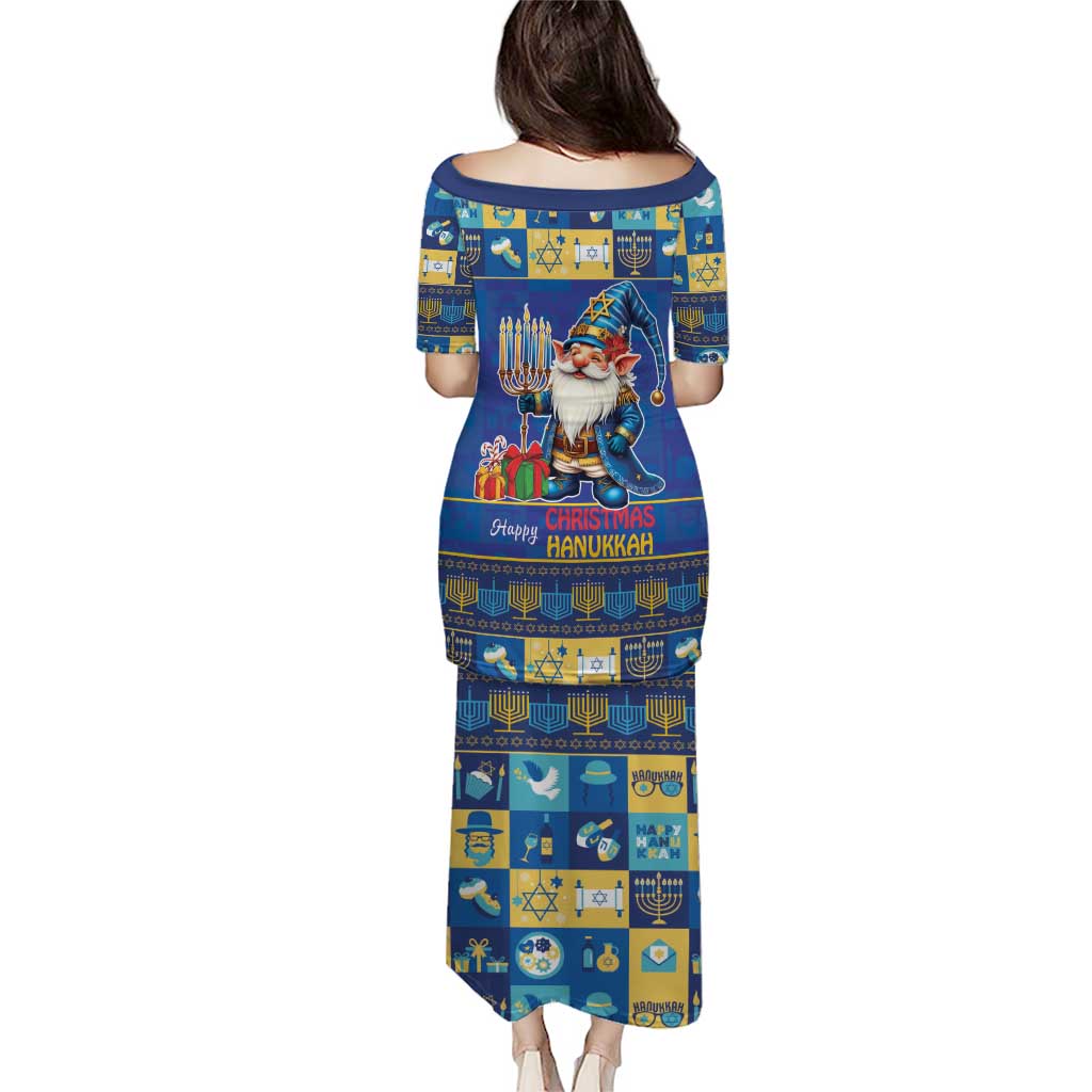 Merry Chrismukkah Puletasi With Gnome Christmas Hanukkah - Wonder Print Shop