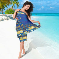 Merry Chrismukkah Sarong With Gnome Christmas Hanukkah - Wonder Print Shop