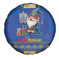 Merry Chrismukkah Spare Tire Cover With Gnome Christmas Hanukkah - Wonder Print Shop
