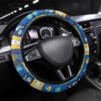 Merry Chrismukkah Steering Wheel Cover With Gnome Christmas Hanukkah - Wonder Print Shop