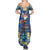 Merry Chrismukkah Summer Maxi Dress With Gnome Christmas Hanukkah - Wonder Print Shop