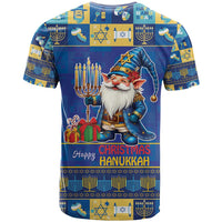 Merry Chrismukkah T Shirt With Gnome Christmas Hanukkah - Wonder Print Shop