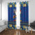 Merry Chrismukkah Window Curtain With Gnome Christmas Hanukkah - Wonder Print Shop
