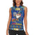 Merry Chrismukkah Women Sleeveless Polo Shirt With Gnome Christmas Hanukkah - Wonder Print Shop