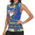 Merry Chrismukkah Women Sleeveless Polo Shirt With Gnome Christmas Hanukkah - Wonder Print Shop