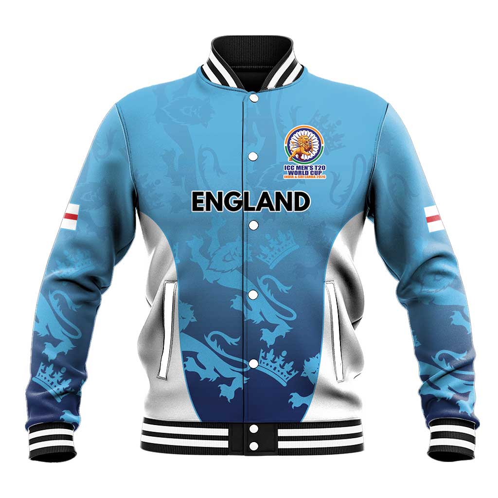 England Cricket Spirit 2026 Baseball Jacket World T20 Edition - Wonder Print Shop