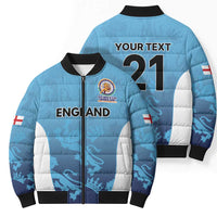 England Cricket Spirit 2026 Bomber Puffer Jacket World T20 Edition - Wonder Print Shop