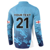 England Cricket Spirit 2026 Button Sweatshirt World T20 Edition - Wonder Print Shop