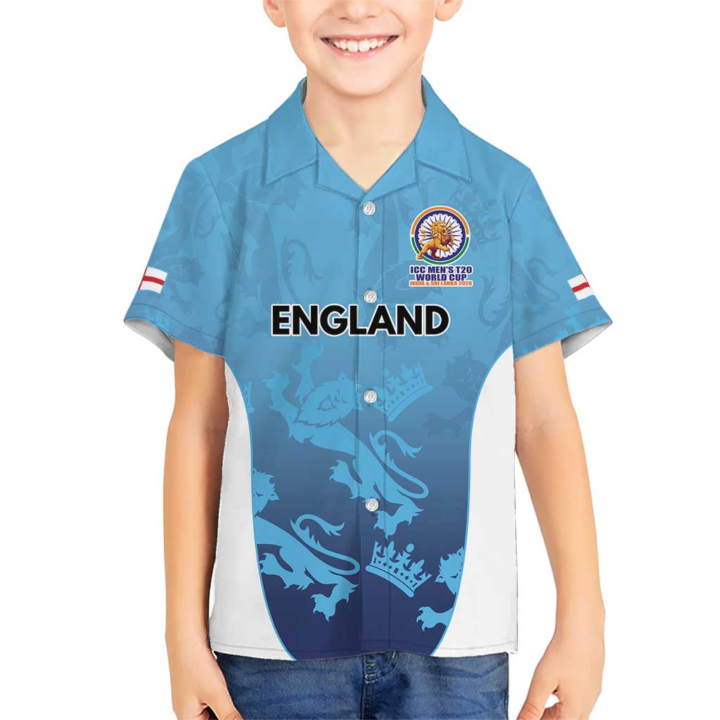 England Cricket Spirit 2026 Hawaiian Shirt World T20 Edition - Wonder Print Shop