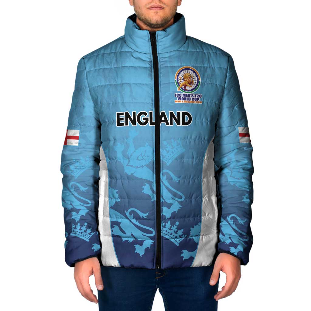 England Cricket Spirit 2026 Padded Jacket World T20 Edition - Wonder Print Shop