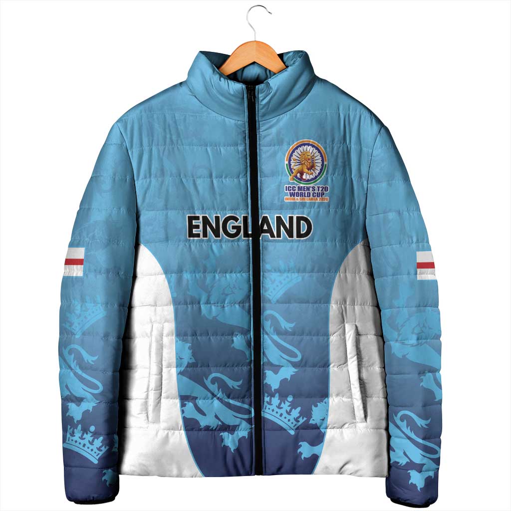 England Cricket Spirit 2026 Padded Jacket World T20 Edition - Wonder Print Shop