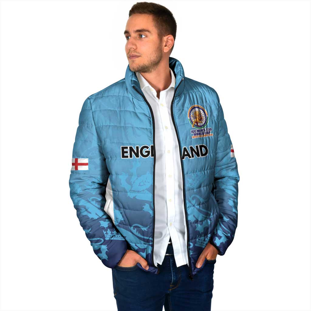 England Cricket Spirit 2026 Padded Jacket World T20 Edition - Wonder Print Shop