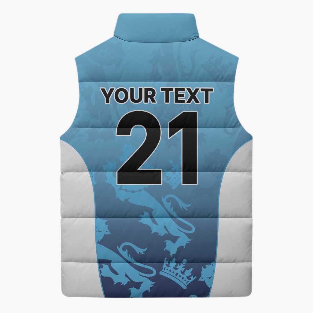 England Cricket Spirit 2026 Sleeveless Puffer Jacket World T20 Edition - Wonder Print Shop