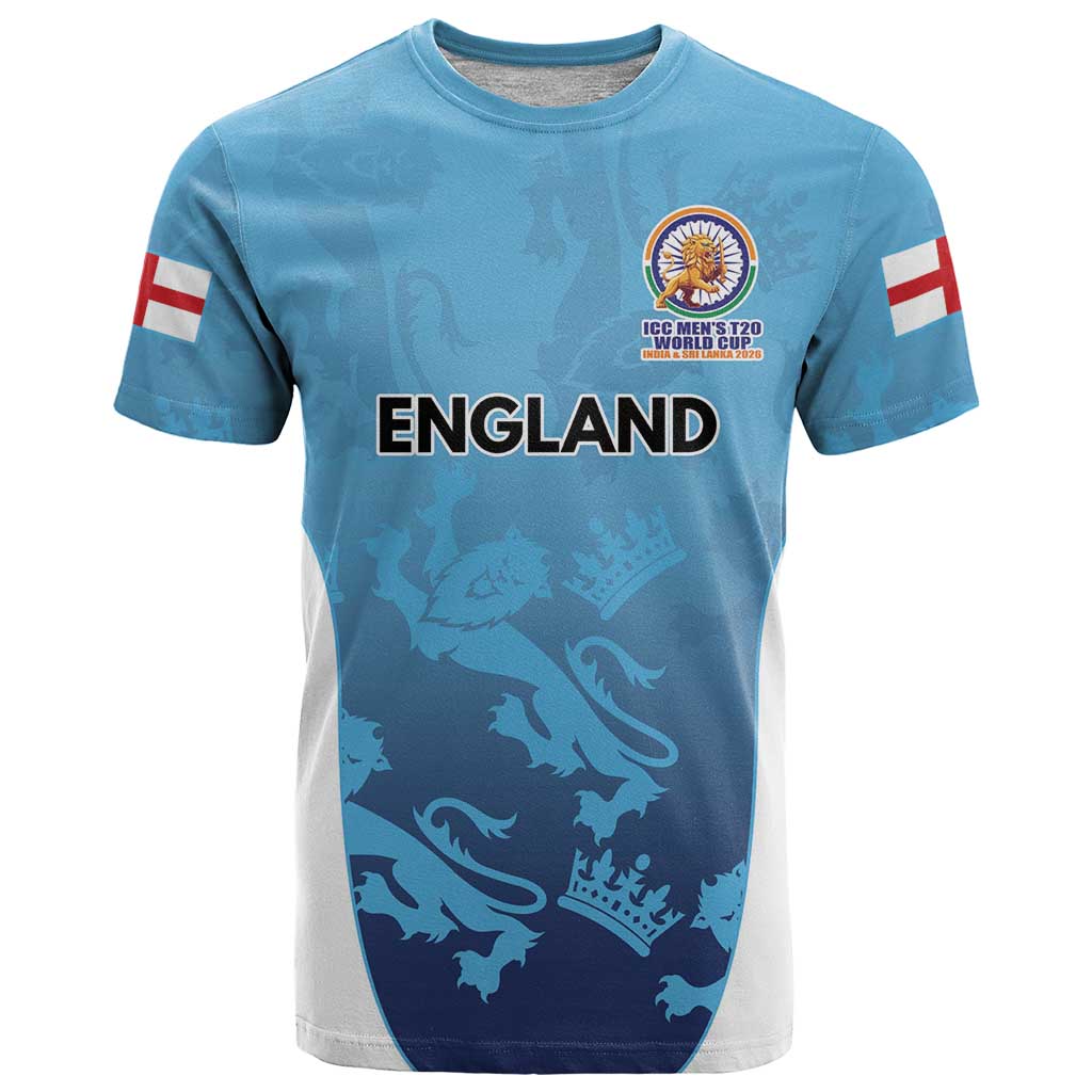 England Cricket Spirit 2026 T Shirt World T20 Edition - Wonder Print Shop
