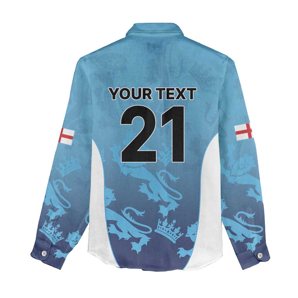 England Cricket Spirit 2026 Women Casual Shirt World T20 Edition - Wonder Print Shop