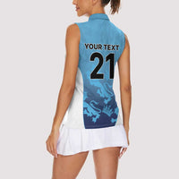 England Cricket Spirit 2026 Women Sleeveless Polo Shirt World T20 Edition - Wonder Print Shop