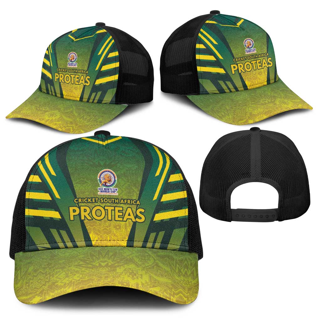 South Africa Cricket Spirit 2026 Baseball Net Cap World T20 Edition - Wonder Print Shop