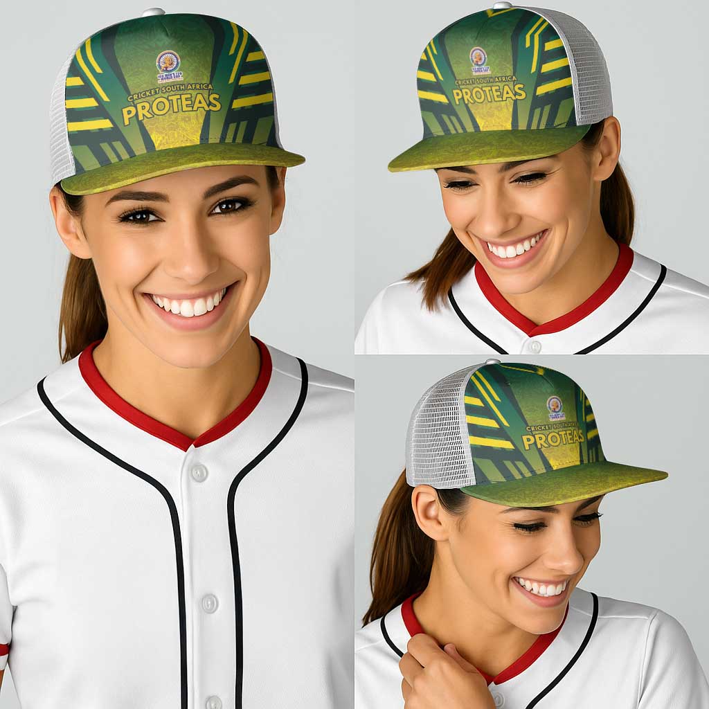 South Africa Cricket Spirit 2026 Baseball Net Cap World T20 Edition - Wonder Print Shop
