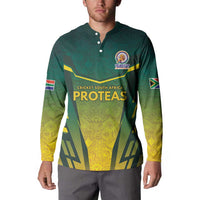 South Africa Cricket Spirit 2026 Button Sweatshirt World T20 Edition - Wonder Print Shop