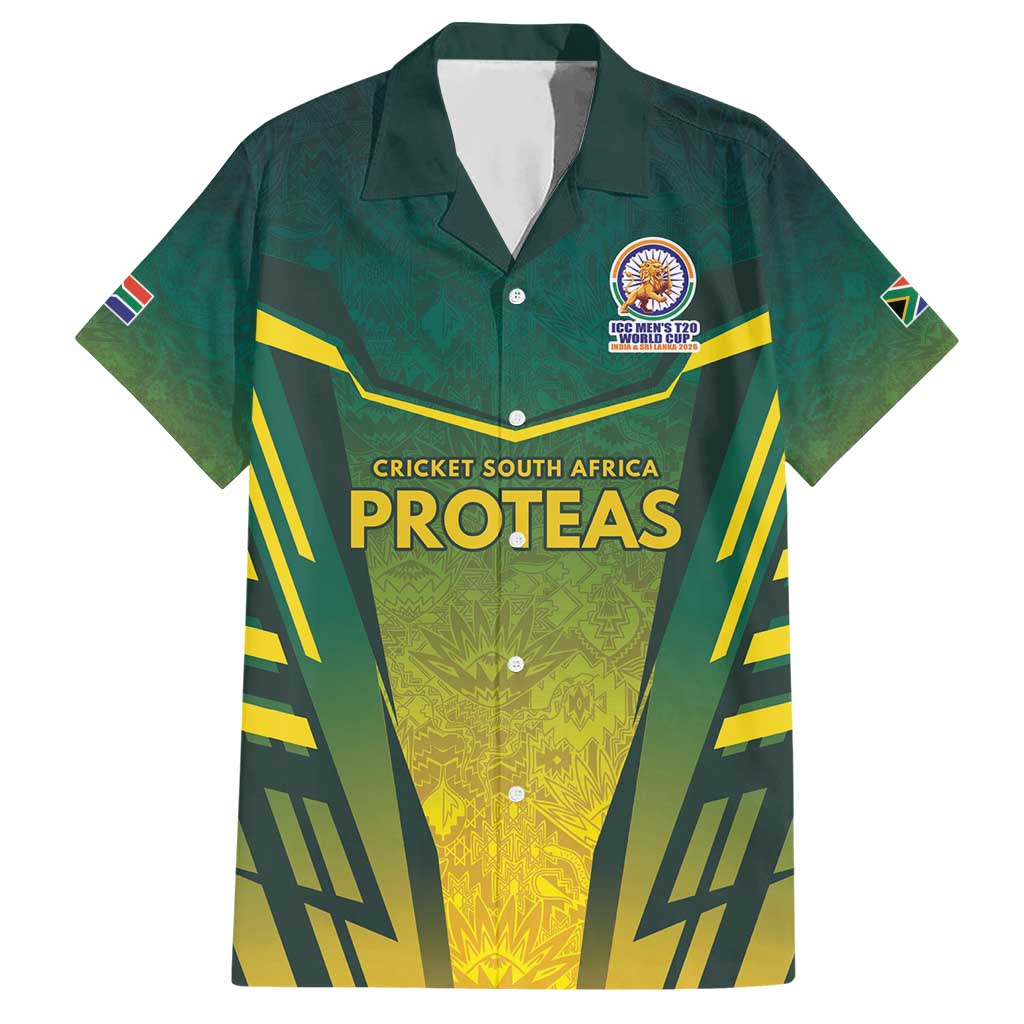 South Africa Cricket Spirit 2026 Hawaiian Shirt World T20 Edition - Wonder Print Shop