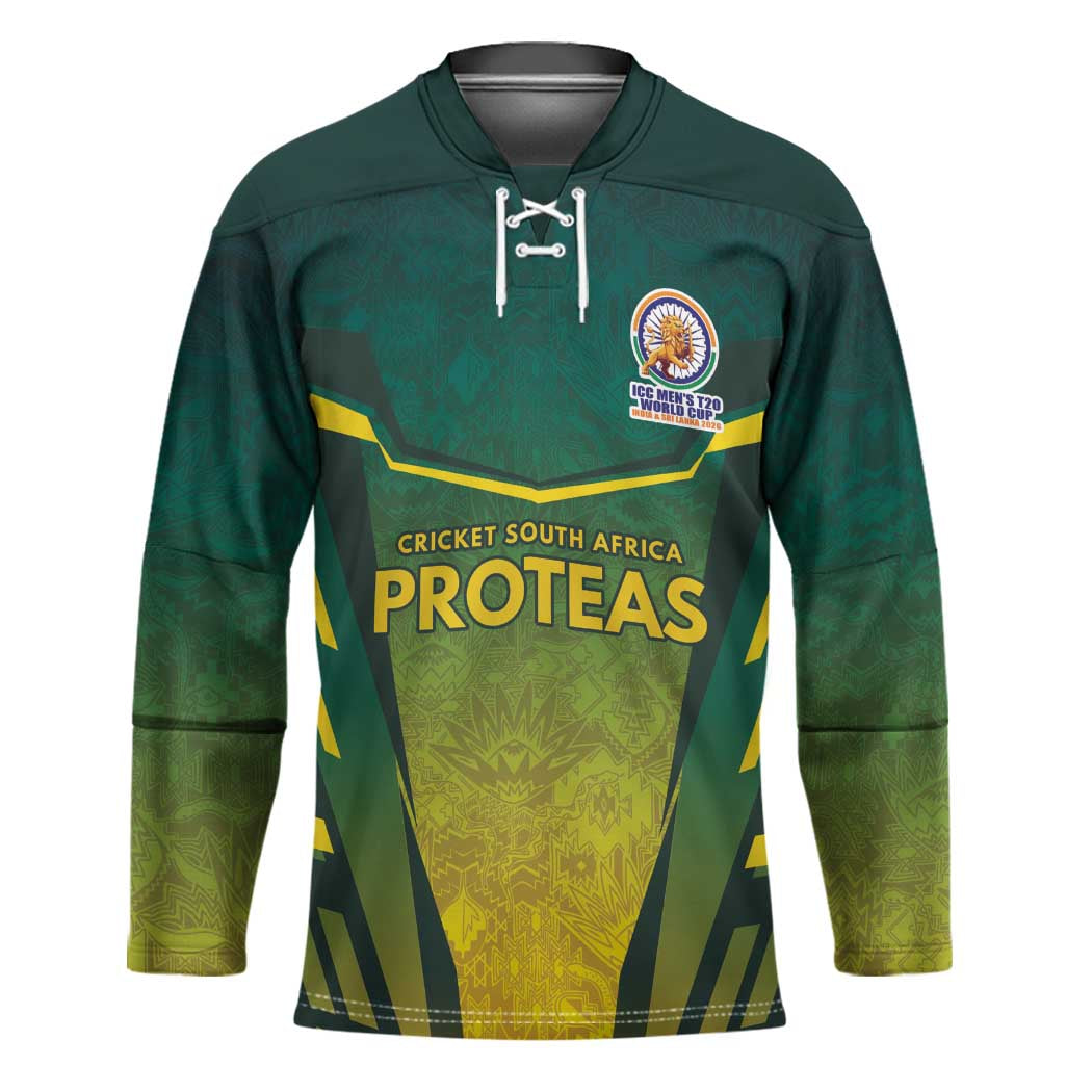 South Africa Cricket Spirit 2026 Hockey Jersey World T20 Edition - Wonder Print Shop