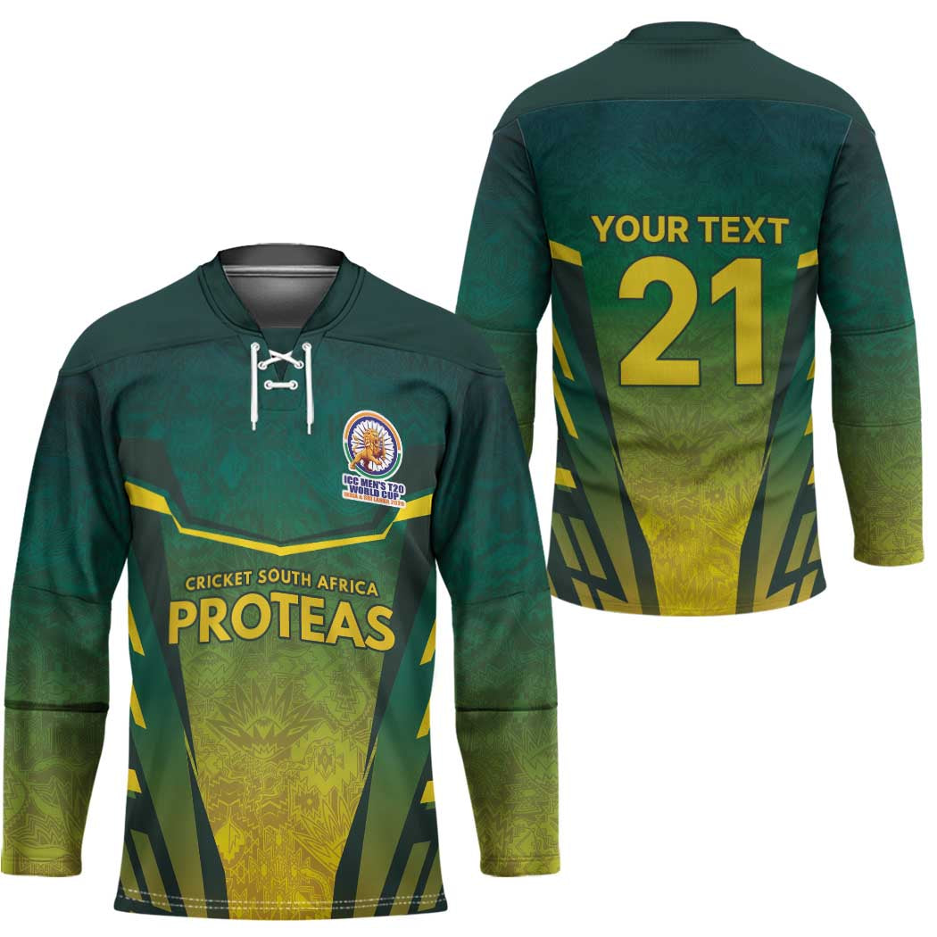 South Africa Cricket Spirit 2026 Hockey Jersey World T20 Edition - Wonder Print Shop
