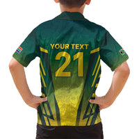 South Africa Cricket Spirit 2026 Kid Hawaiian Shirt World T20 Edition - Wonder Print Shop