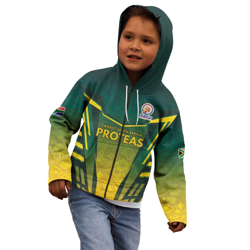 South Africa Cricket Spirit 2026 Kid Hoodie World T20 Edition - Wonder Print Shop