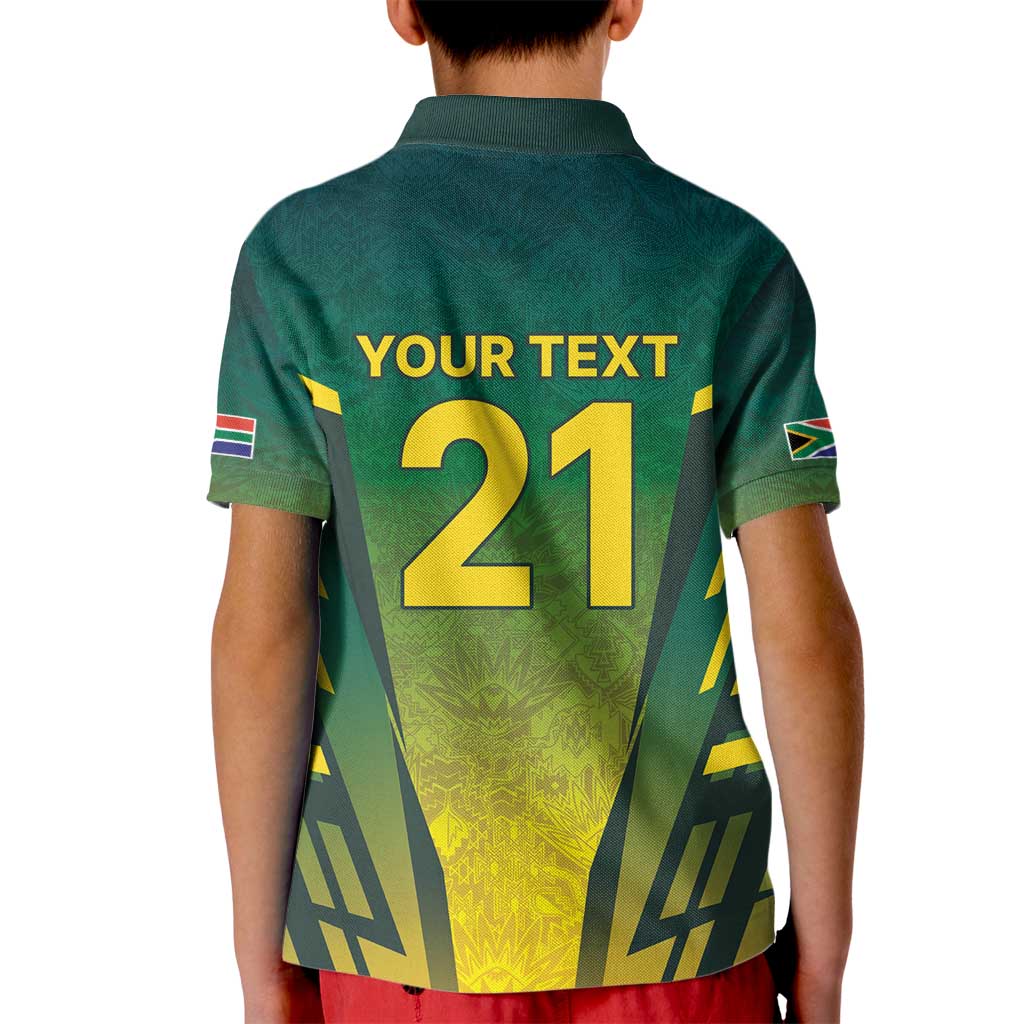 South Africa Cricket Spirit 2026 Kid Polo Shirt World T20 Edition - Wonder Print Shop
