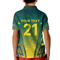 South Africa Cricket Spirit 2026 Kid Polo Shirt World T20 Edition - Wonder Print Shop