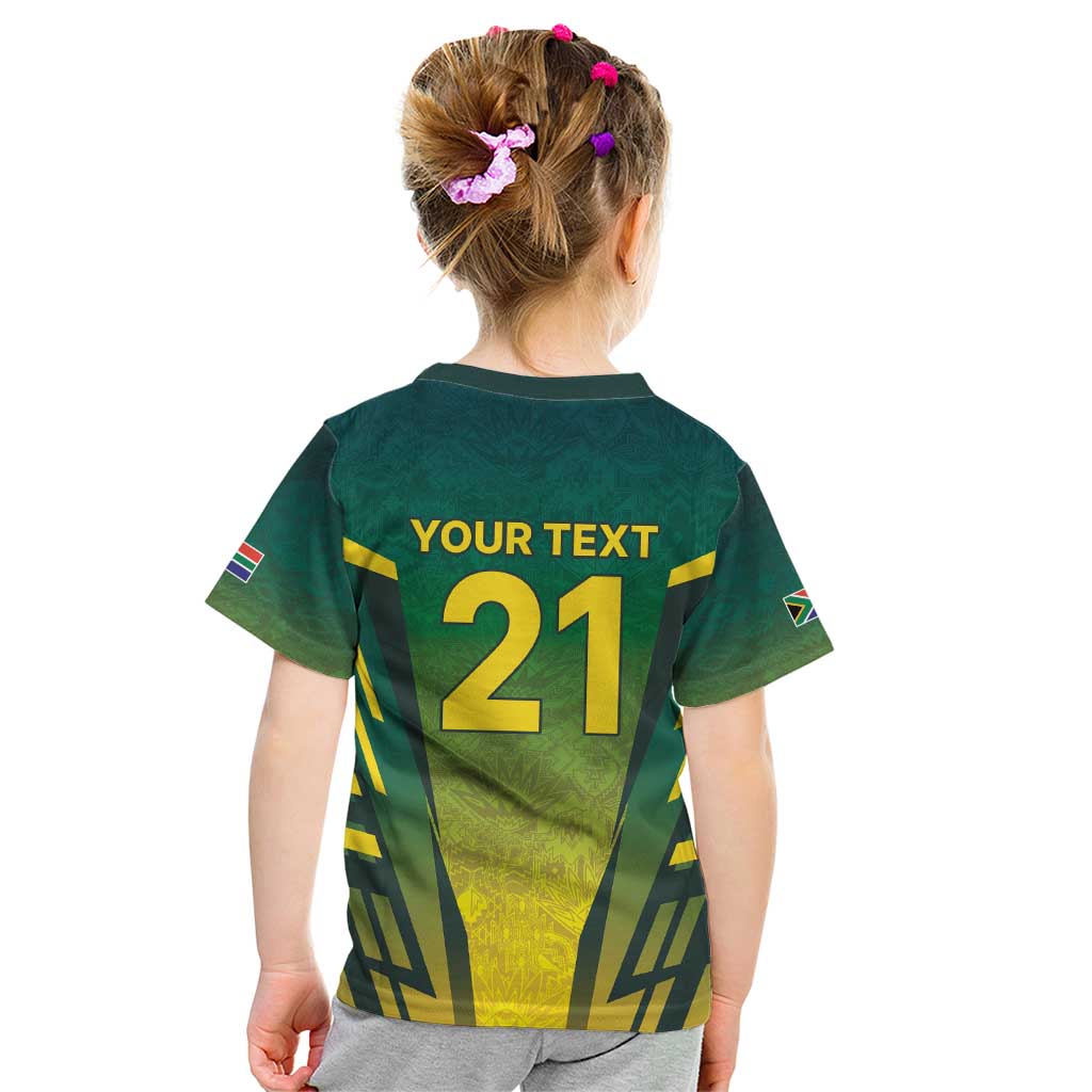 South Africa Cricket Spirit 2026 Kid T Shirt World T20 Edition - Wonder Print Shop
