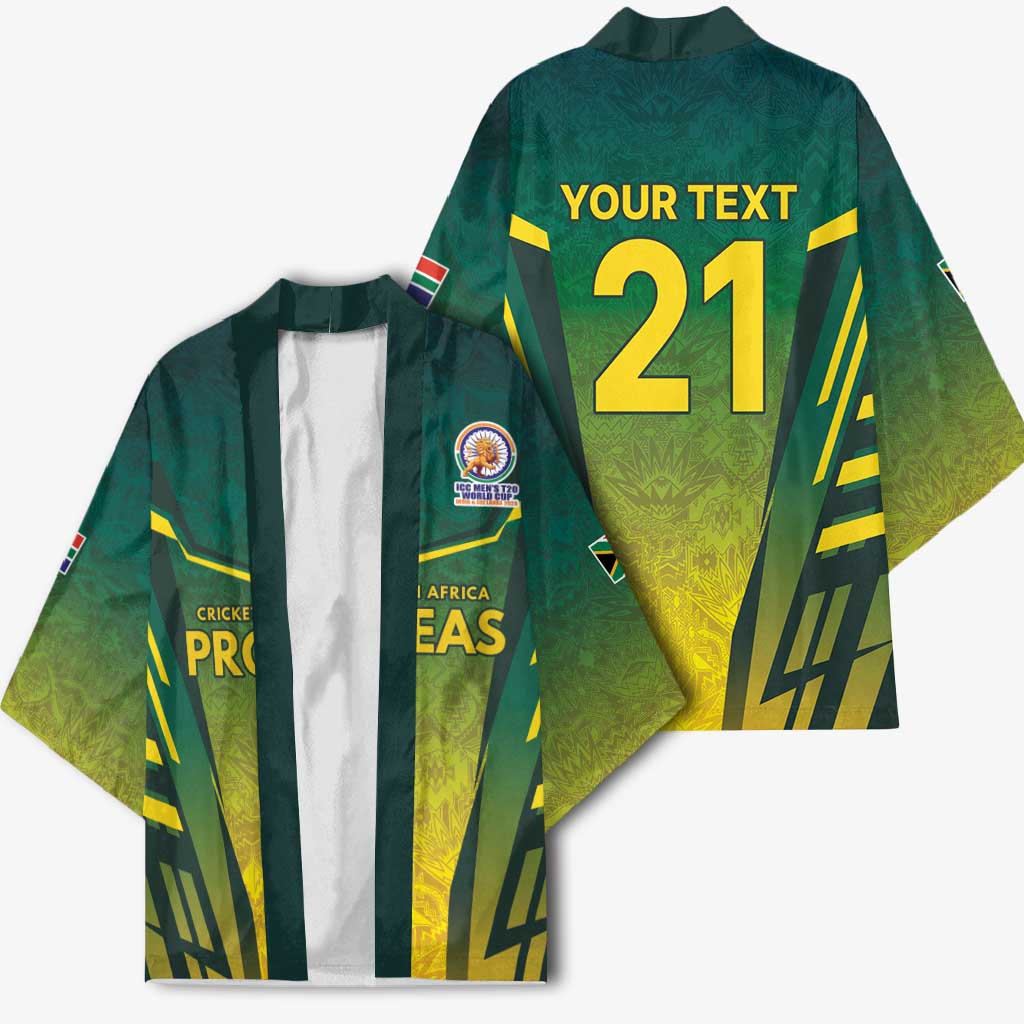 South Africa Cricket Spirit 2026 Kimono World T20 Edition - Wonder Print Shop