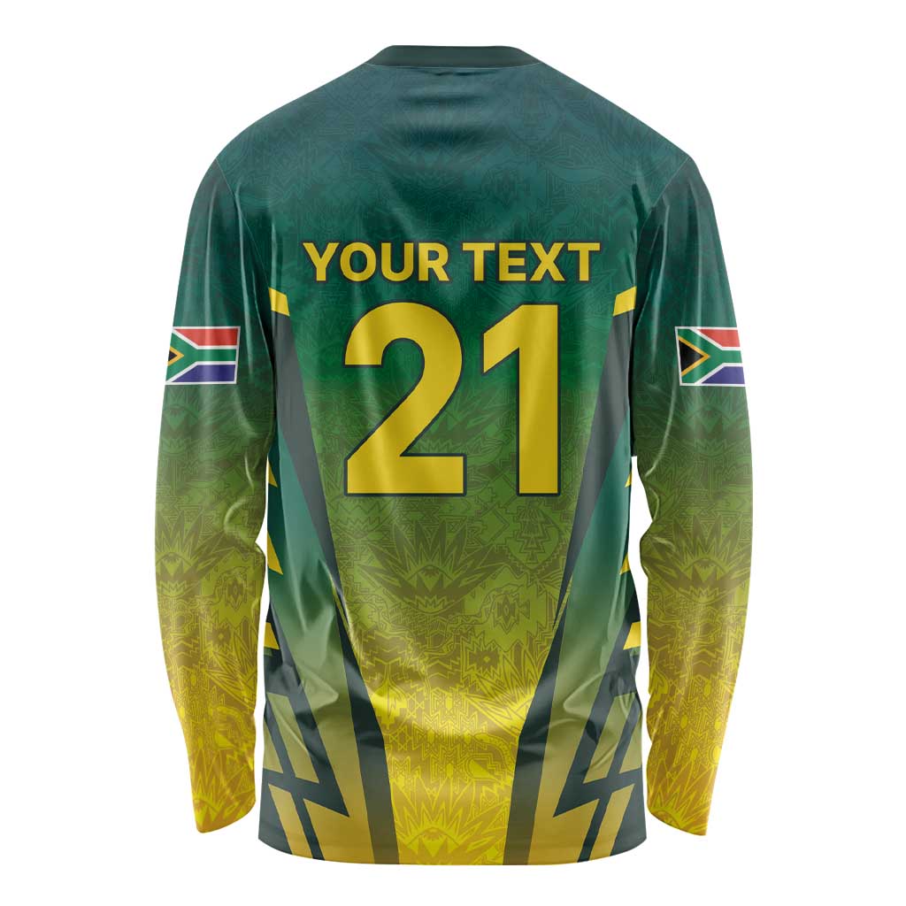 South Africa Cricket Spirit 2026 Long Sleeve Shirt World T20 Edition - Wonder Print Shop