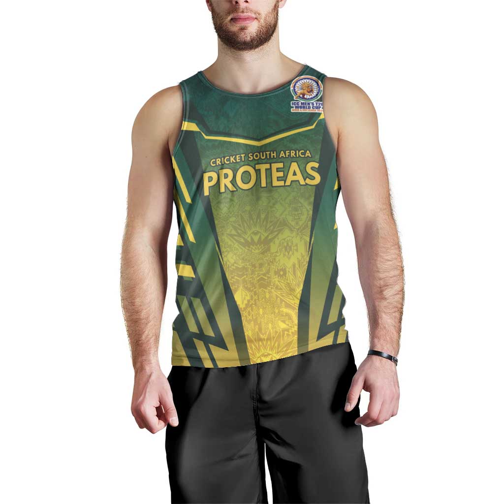 South Africa Cricket Spirit 2026 Men Tank Top World T20 Edition - Wonder Print Shop