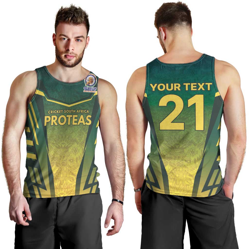 South Africa Cricket Spirit 2026 Men Tank Top World T20 Edition - Wonder Print Shop