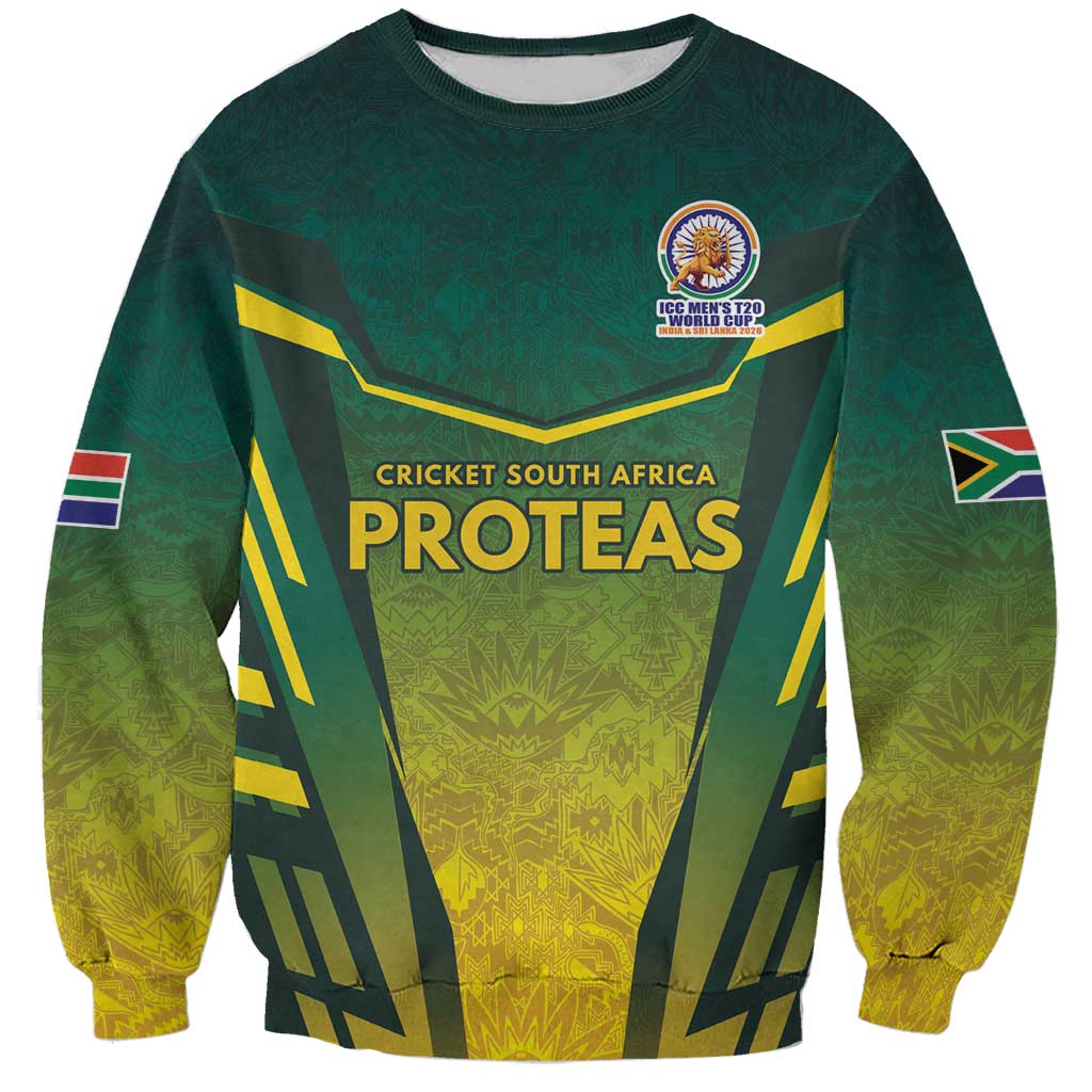 South Africa Cricket Spirit 2026 Sweatshirt World T20 Edition - Wonder Print Shop