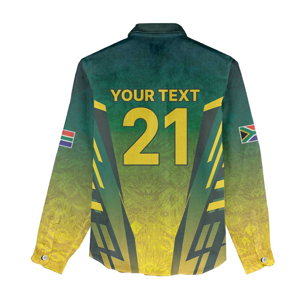 South Africa Cricket Spirit 2026 Women Casual Shirt World T20 Edition - Wonder Print Shop