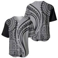 Samoa Siapo Arty Baseball Jersey Black Style LT9 - Wonder Print Shop