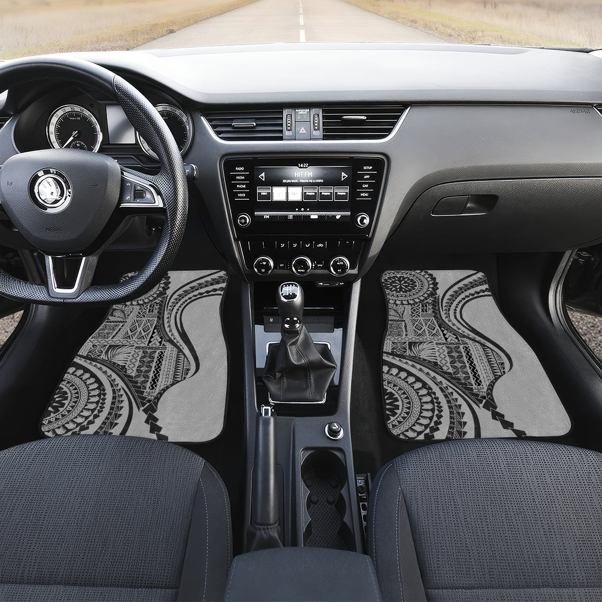 Samoa Siapo Arty Car Mats Black Style LT9 - Wonder Print Shop
