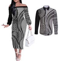 samoa-siapo-arty-couples-matching-off-the-shoulder-long-sleeve-dress-and-long-sleeve-button-shirt-black-style