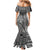 Samoa Siapo Arty Family Matching Mermaid Dress and Hawaiian Shirt Black Style LT9 - Wonder Print Shop