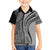 Samoa Siapo Arty Family Matching Short Sleeve Bodycon Dress and Hawaiian Shirt Black Style - Wonder Print Shop
