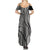 Samoa Siapo Arty Family Matching Summer Maxi Dress and Hawaiian Shirt Black Style - Wonder Print Shop