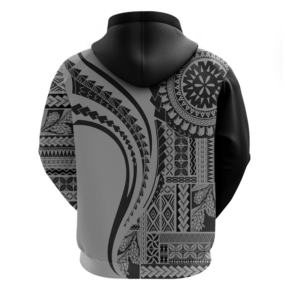 Samoa Siapo Arty Hoodie Black Style - Wonder Print Shop