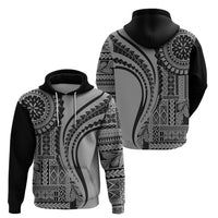 Samoa Siapo Arty Hoodie Black Style - Wonder Print Shop