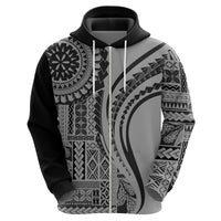 Samoa Siapo Arty Hoodie Black Style - Wonder Print Shop
